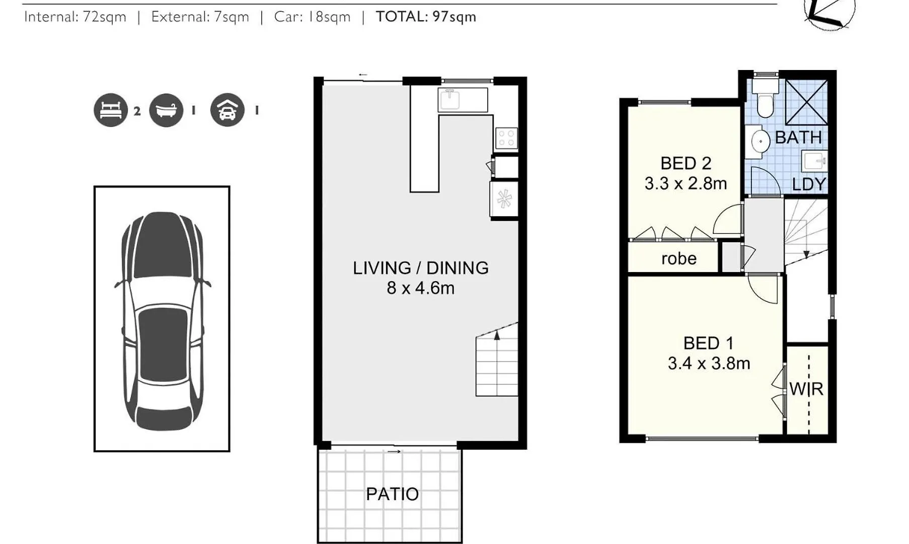 Noosa Sound - 2Brm Townhouse Apartment Noosaville 0*,  Australia